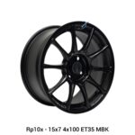 Raxer Rp10x - 15x7 4x100 ET35 MBK / DGP - Image 2