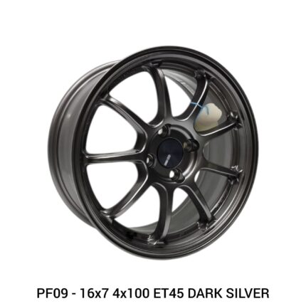 Enkei PF09 - 16x7 4x100 ET45 DARK SILVER