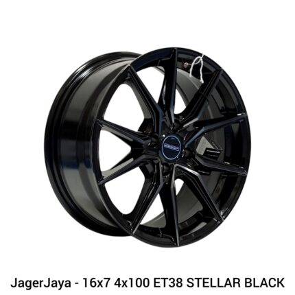 Lenso JagerJaya - 16x7 4x100 ET38 STELLAR BLACK