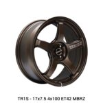 Raxer Tr1s - 17x7.5 4x100 ET42 PDG / MBRZ - Image 2