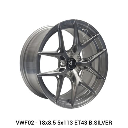 Vogue VFW02 - 18x8.5 5x113 ET43 B.SILVER