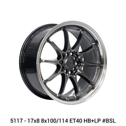 BSL-5117 - 17x8 8x100/114.3 ET40 HB+LIP