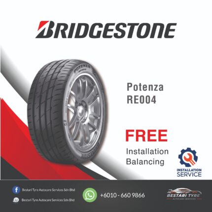Bridgestone Potenza Re004 – 18inch