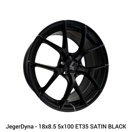 Lenso JagerDyna - 18x8.5 5x100 ET35 SATIN BLACK